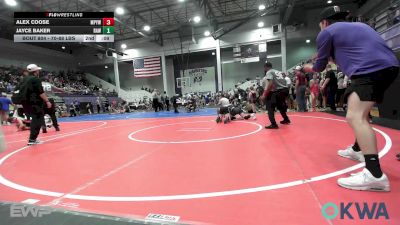 70-88 lbs Rr Rnd 1 - Alex Coose, Mannford Pirate Youth Wrestling vs Jayce Baker, Raw Wrestling Club