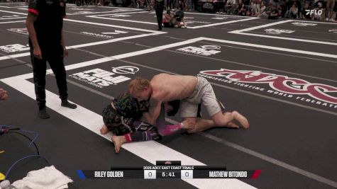 Mathew Bitondo vs Riley Golden 2025 ADCC East Coast Trials