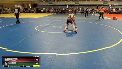 85 lbs Cons. Round 2 - Eli Hanson, K-W vs Kullen Steen, Red Rock Central