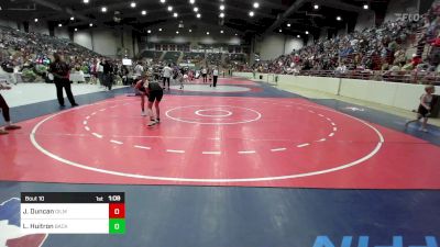 105 lbs Quarterfinal - Jaylin Duncan, Gilmer Bobcat Wrestling vs Leticia Huitron, Backyard Bullies Wrestling Club