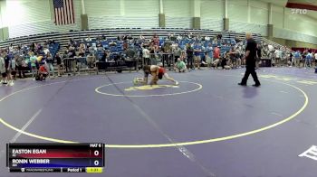 63 lbs Semifinal - Easton Egan, MI vs Ronin Webber, OH