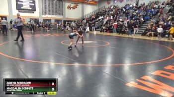 B-1 lbs Round 1 - Adilyn Schrader, Big Game Wrestling Club vs Magdalen Schmitt, Hammerin Hawks