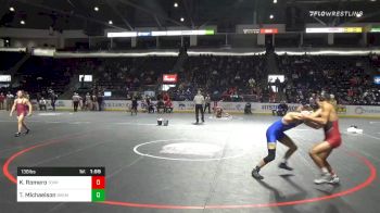 138 lbs Semifinal - Kyler Romero, Toppenish vs Thor Michaelson, Bremerton