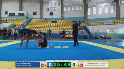 YAN AGUIAR RIEVSRS vs HENRYQUE COSTA DE ARAGÃO 2026 FPJJ Campeonato Paulista Sem Kimono