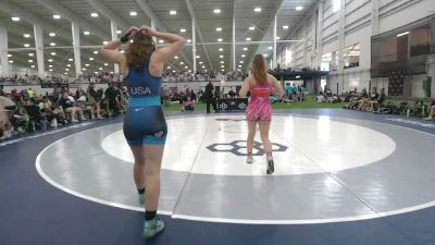 140 lbs Kiera Depinet, Ohio Blue vs Aeryn Cox, California Silver