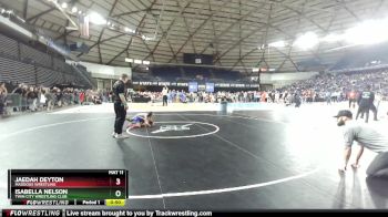 50-53 lbs 3rd Place Match - Isabella Nelson, Twin City Wrestling Club vs Jaedah Deyton, Maddogs Wrestling