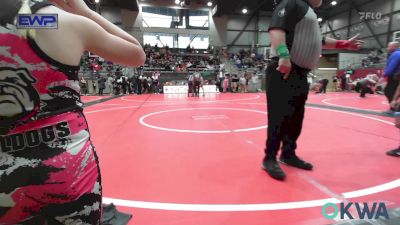 46 lbs Rr Rnd 1 - Audrena Bryson, Hennessey Takedown Club vs Piper Schadegg, Skiatook Youth Wrestling