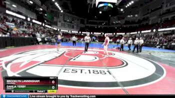 114 lbs 5th Place Match - Brooklyn Lanningham, Columbia vs Dahlia Yerby, Emmett