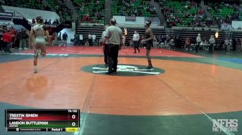 7A 132 lbs Cons. Round 1 - Trestin Simien, Sparkman vs Landon Buttleman, Austin