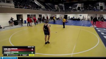 195 lbs Cons. Round 1 - Zak Halverson, Mahtomedi vs Darren Spencer, Cambridge-Isanti