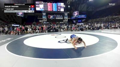 135 lbs Cons. Sub-rd Of 32 - Shelby Prather, ID vs Julia Kay, MT