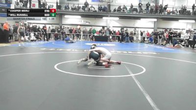 118 lbs Quarterfinal - Cooper Merli, Nyma vs Will Russell, Manhasset