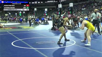 170 lbs Consi Of 8 #1 - Rosalynn Diaz, Liberty (NC) vs Aiyanna Beane, American Canyon (NC)