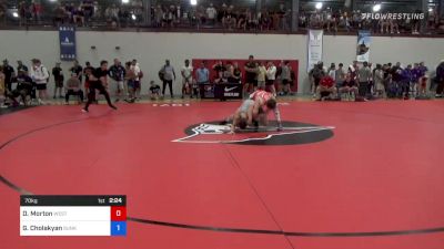 70 kg Round Of 16 - Drayden Morton, West Coast Regional Training Center vs Grigor Cholakyan, Sunkist Kids Monster Garage