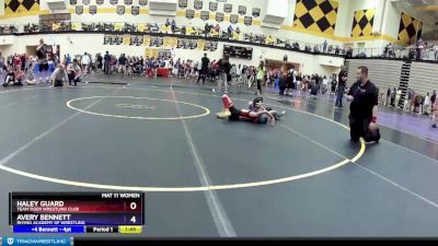 65 lbs Round 1 - Haley Guard, Team Tiger Wrestling Club vs Avery Bennett, Rhyno Academy Of Wrestling