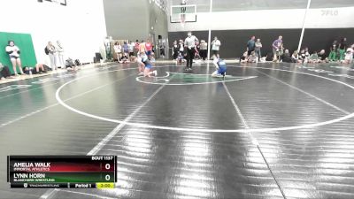 130 lbs Semifinal - Lynn Horn, Blanchard Wrestling vs Amelia Walk, Immortal Athletics