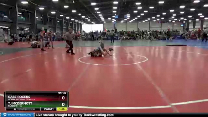 88 lbs Round 1 (6 Team) - Gabe Rogers, NCWAY National Team vs TJ ...