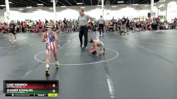 52 lbs Round 1 (6 Team) - Luke Wenrich, Keystone Krush vs Gunner Kowalski, U2 Starts & Stripes