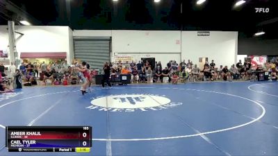 165 lbs Placement Matches (16 Team) - Ameer Khalil, Illinois vs Cael Tyler, Michigan