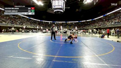 82 lbs Round Of 32 - Colton Millison, Springfield vs Tucker Anello, Jersey Shore