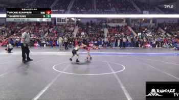 58 lbs Champ. Round 1 - Xander Elms, Team Haysville vs Archie Schippers, Hoxie Kids Wrestling Club