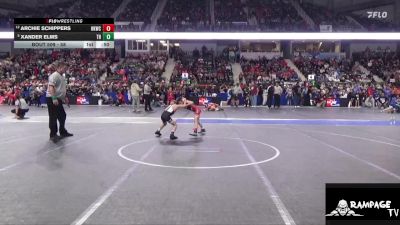 58 lbs Champ. Round 1 - Xander Elms, Team Haysville vs Archie Schippers, Hoxie Kids Wrestling Club