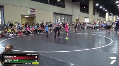 80 lbs Champ Round 1 (16 Team) - Nolan Liles, Rabbit WC vs Aviyahn Mills, RWA