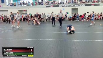 100 lbs Round 2 (6 Team) - Luke Ladle, Florida Scorpions vs Eli Rozier, Elite Misfits