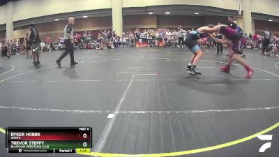 140 lbs Round 3 - Ryker Hobbs, WAOTA vs Trevor Steffy, Blackman Wrestling Club