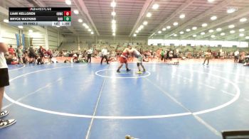 285 lbs Rr Rnd 2 - Liam Kellgren, OBWC Red vs Bryce Watkins, Ragin Raisins Niagara HS