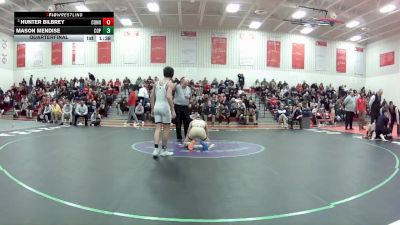 120 lbs Quarterfinal - Hunter Bilbrey, Conneaut vs Mason Mendise, Copley