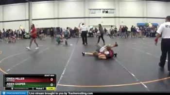 130 lbs Cons. Round 5 - Owen Miller, Michigan vs Aiden Gasper, Florida