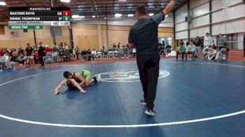 125 lbs Champ. Round 1 - Brayden Boyd, Corban University vs Diesel Thompson, Providence (Mont.)