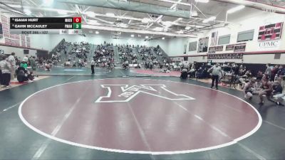 127 lbs 5th Place Match - Gavin McCauley, Penn Manor Hs vs Isaiah Hurt, Milton Hershey Hs