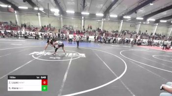 116 lbs 5th Place - Zariah Lopez, Montrose Elite vs SummerRain Atene, No Team