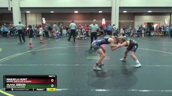 110-130 lbs Round 3 - Olivia Gibson, Panhandle Allstars vs Makayla Hunt, Dehart Wrestling Academy