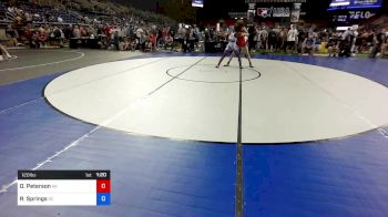 120 lbs Cons 64 #2 - Owen Peterson, Alaska vs Richard Springs, South Carolina