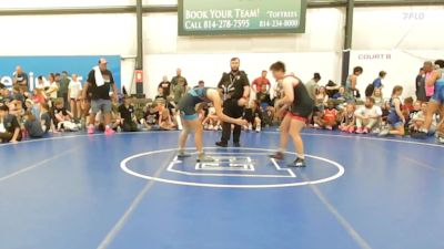 76 lbs Rr Rnd 6 - Eva Mercantini, VA Killers - W vs Kallie Manuel, Michigan Wrestling Academy - W