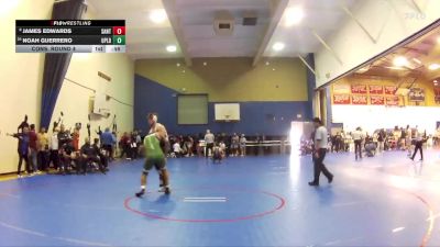 190 lbs Cons. Round 4 - Noah Guerrero, Upland vs James Edwards, Santiago (Corona)