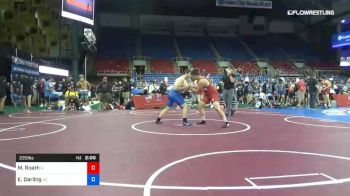 220 lbs Rnd Of 64 - Michael Roath, Illinois vs Erik Darling, Arizona