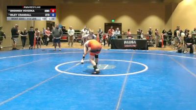 113 lbs Cons. Semis - Brennen Veverka, Orchard WC vs Riley Crandall, Steller Trained