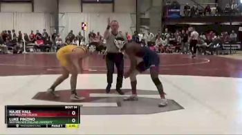 157 lbs Champ. Round 1 - Najee Hall, New England College vs Luke Pinzino, Western New England University