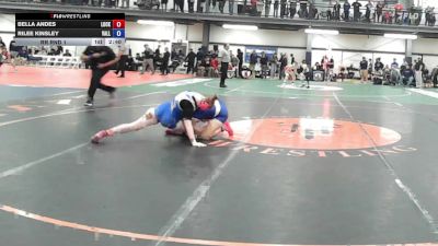 145Yellow lbs Rr Rnd 1 - Bella Andes, Lockport vs Rilee Kinsley, Valley Central