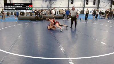 Silver 174 lbs 3rd Place Match - Ben Vazquez, Wisconsin-Whitewater vs Easton Schletzbaum, St. Cloud State