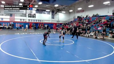 103 lbs Finals (2 Team) - Madeline Gavares, Ursinus vs Rebekah Jean-Baptiste, Emmanuel University