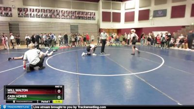 117 lbs Quarterfinal - Will Walton, Wasatch vs Cash Homer, Wasatch