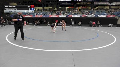 110 lbs Cons. Semi - Tristan Nitta, Grand View vs Kayla McNatt, Arizona Christian