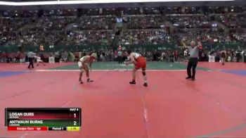 D2-157 lbs Semifinal - Logan Ours, Beaver vs Antwaun Burns, London