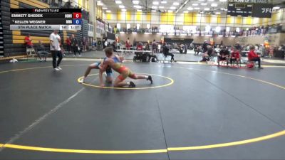 175 lbs 5th Place Match - Emmett Shedek, Big Game Wrestling Club vs Kellen Wegner, Moen Wrestling Academy
