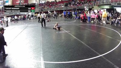 45 lbs Champ. Round 1 - Wyatt Boshart, O`Neill Leprechaun Wrestling vs Emrik Ver Ellen, Beatrice Wrestling Club